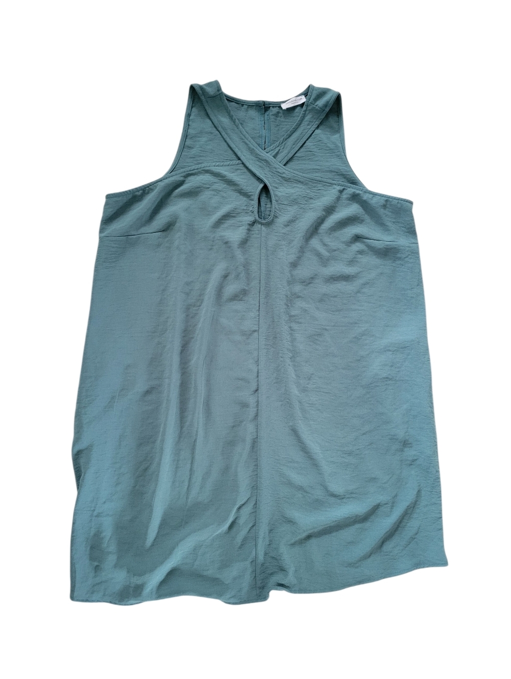 Twist Front Teal Color Dress from Chic Soul Size 1XL/1X - Picture 3 of 6